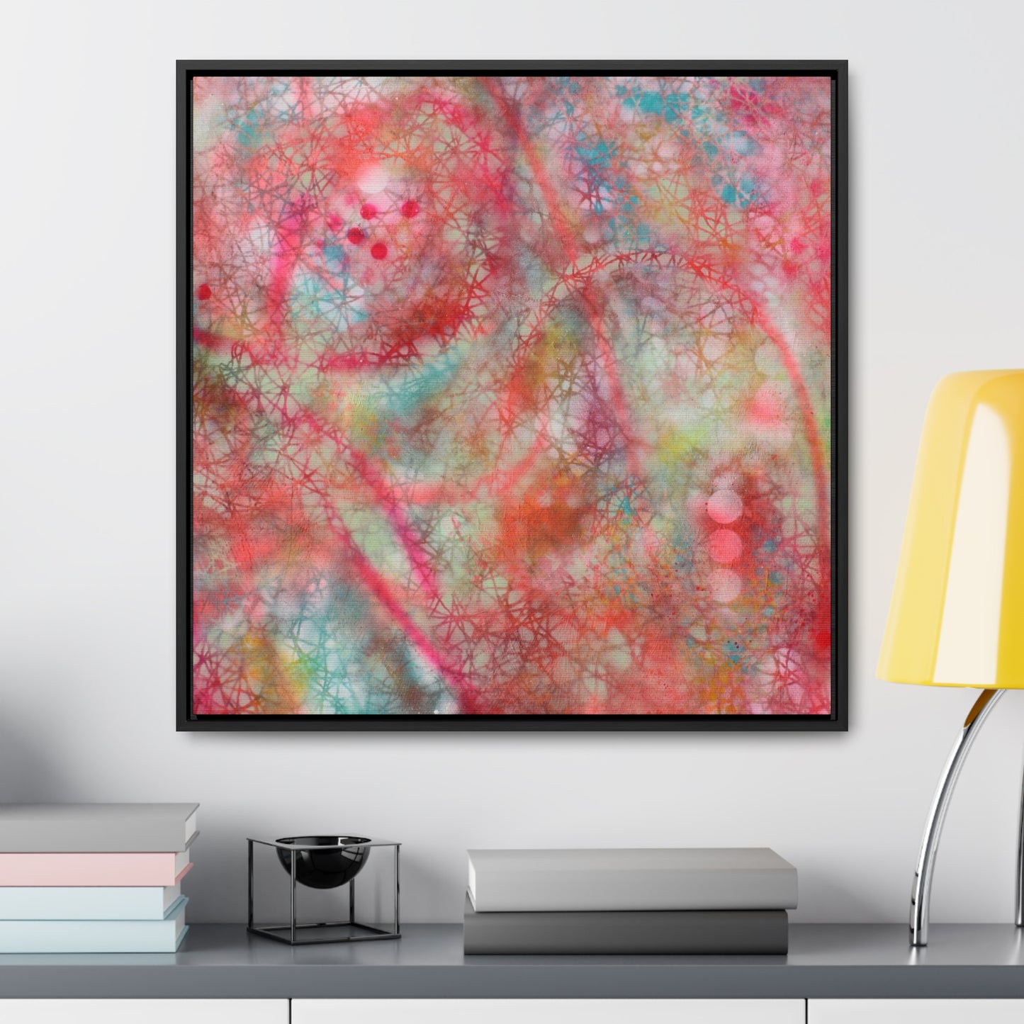 Ethereal Symphony - Gallery Canvas Wraps, Square Frame