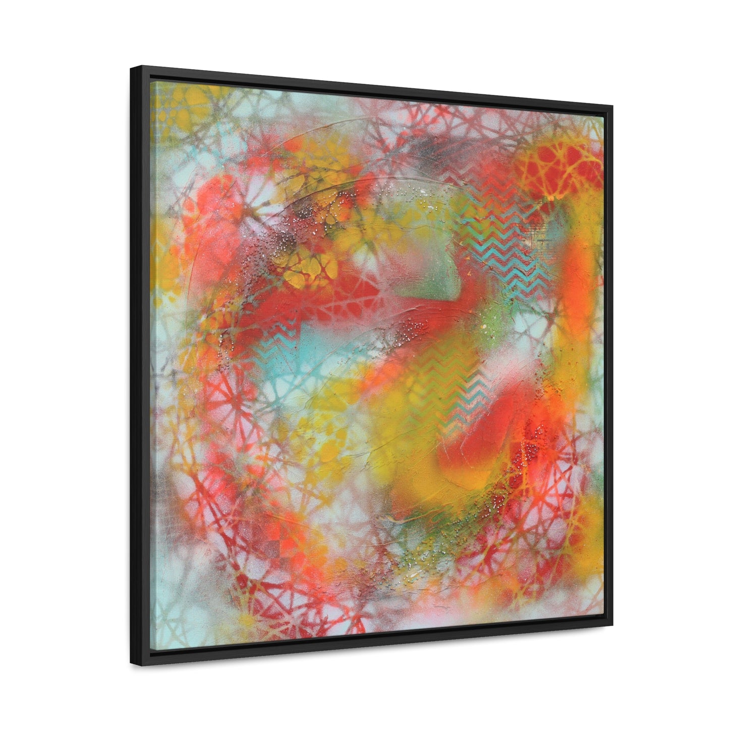 Elevated Waves - Gallery Canvas Wraps, Square Frame