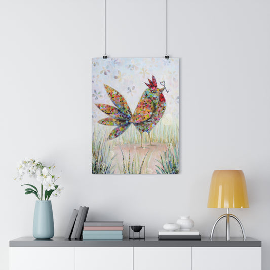 Happiness within yourself - Giclée Art Print