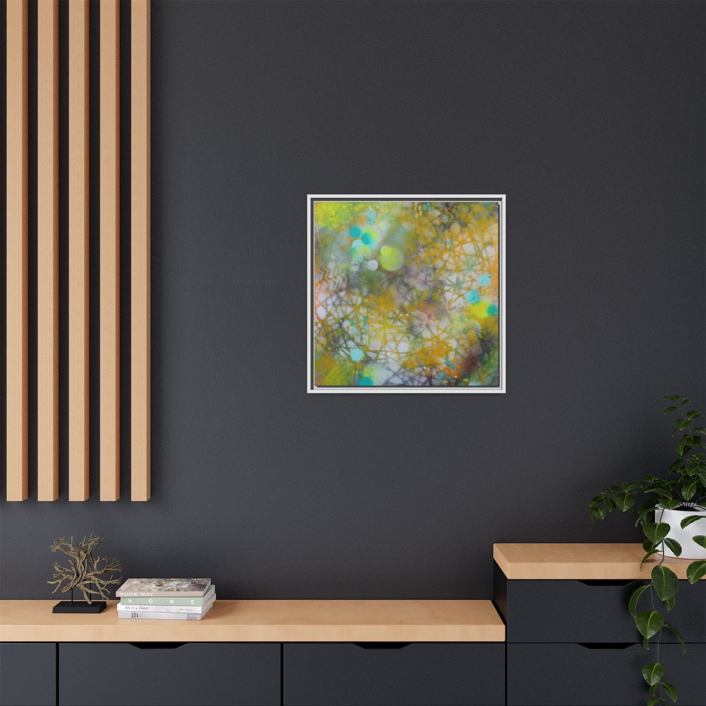 Wanderlust Waves - Gallery Canvas Wraps, Square Frame