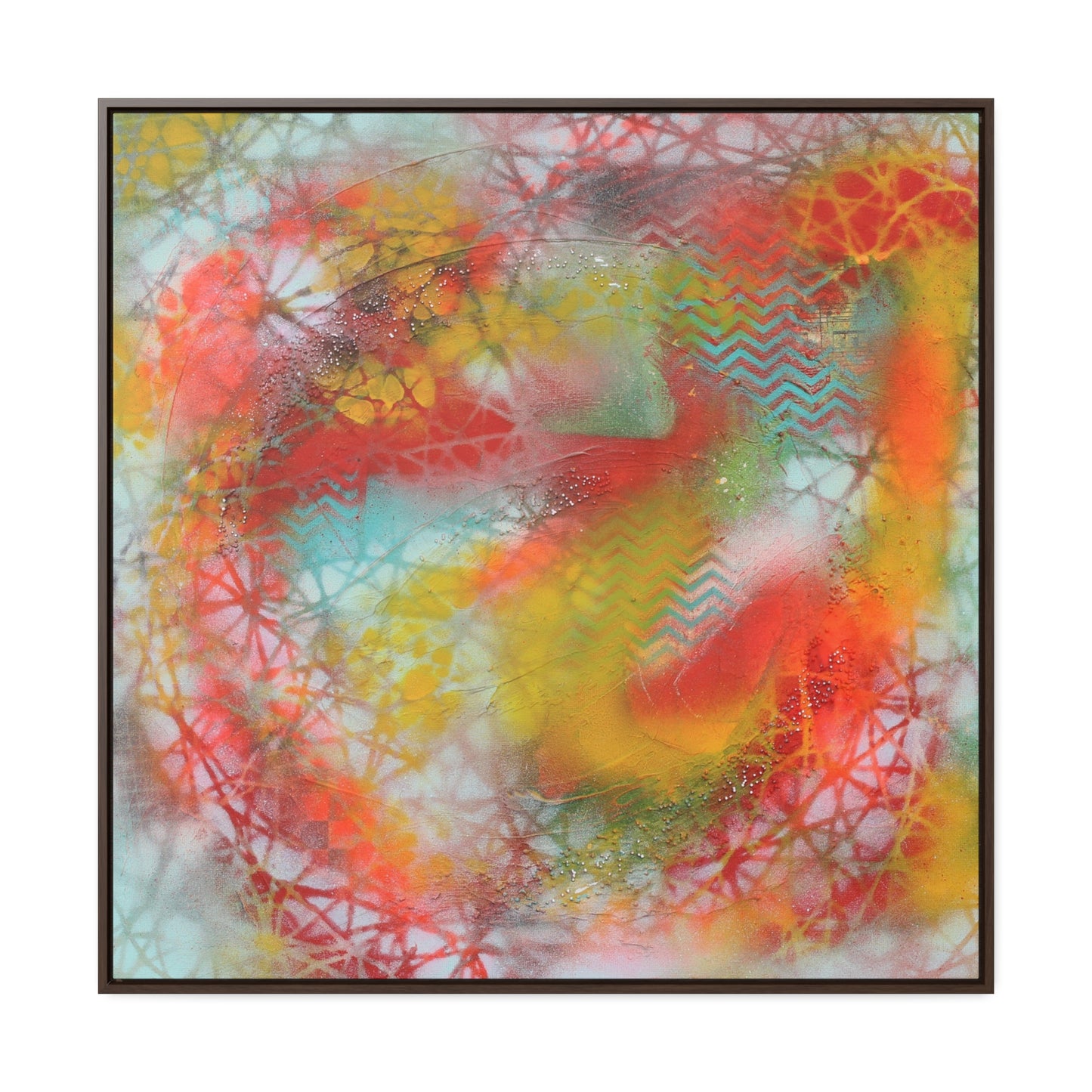 Elevated Waves - Gallery Canvas Wraps, Square Frame