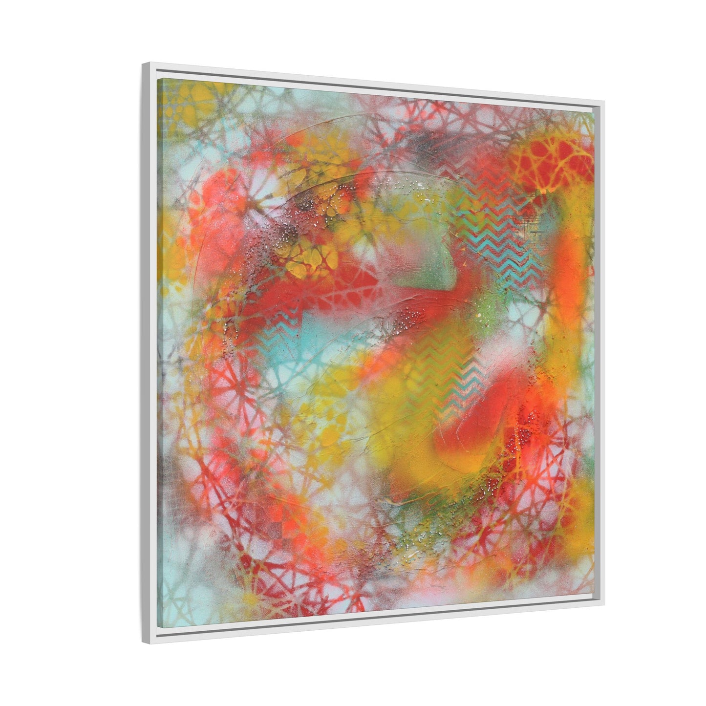 Elevated Waves - Gallery Canvas Wraps, Square Frame