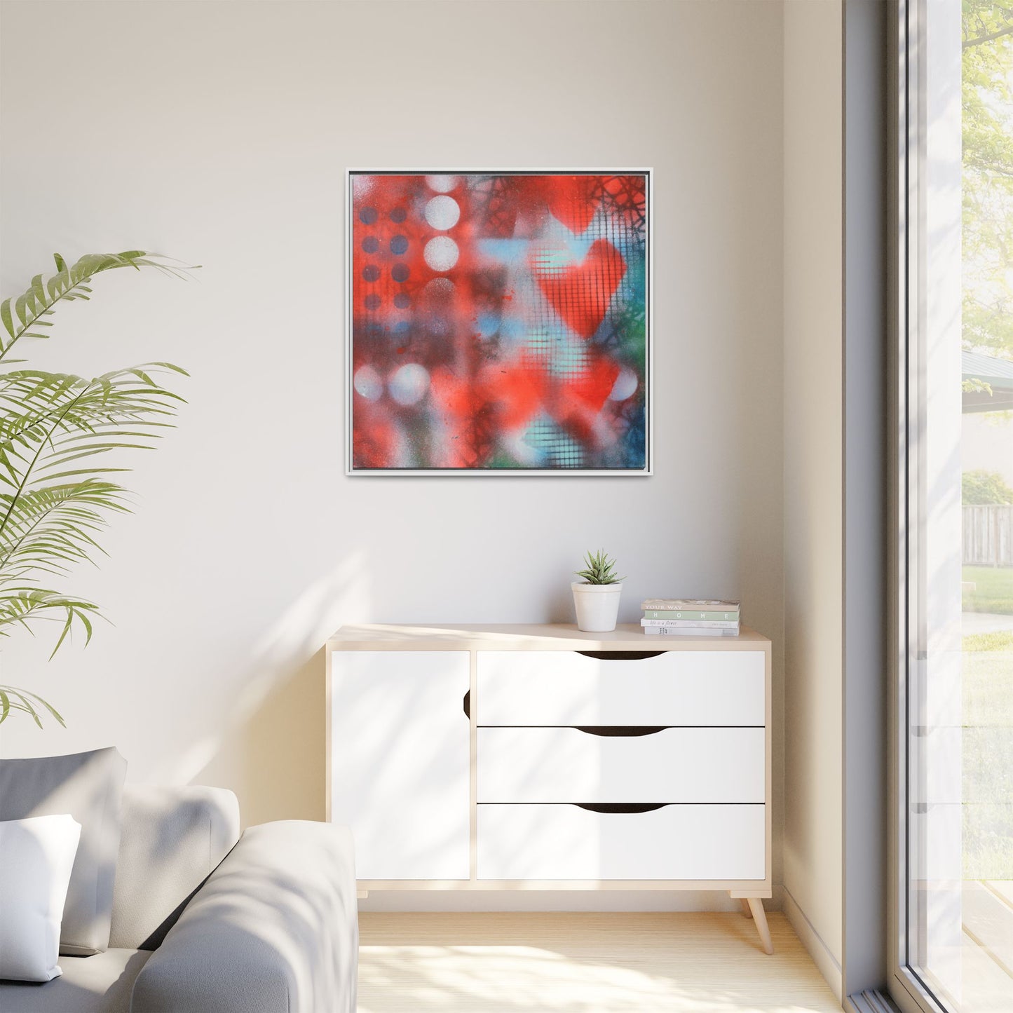 Celestial Serenade - Gallery Canvas Wraps, Square Frame