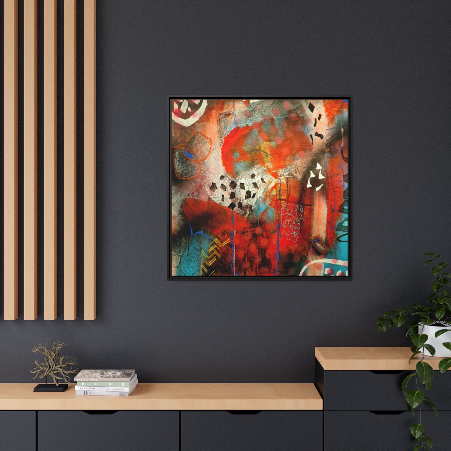 In3go - Gallery Canvas Wraps, Square Frame