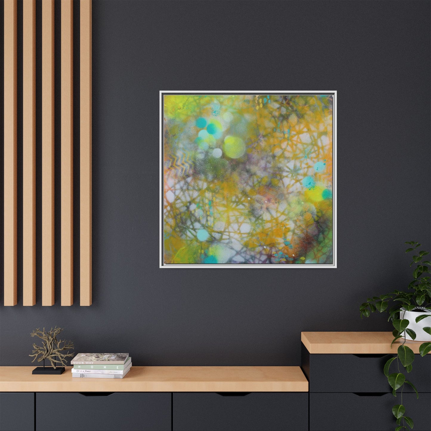 Wanderlust Waves - Gallery Canvas Wraps, Square Frame